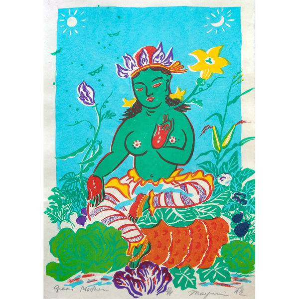 Artist Mayumi Oda Green Mother Mayumi Oda