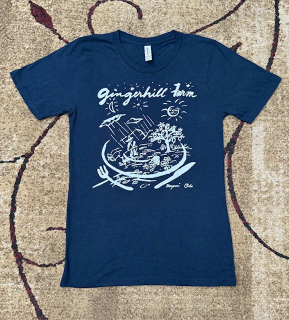 GINGERHILL FARM T-SHIRTS WITH MAYUMI ODA ART