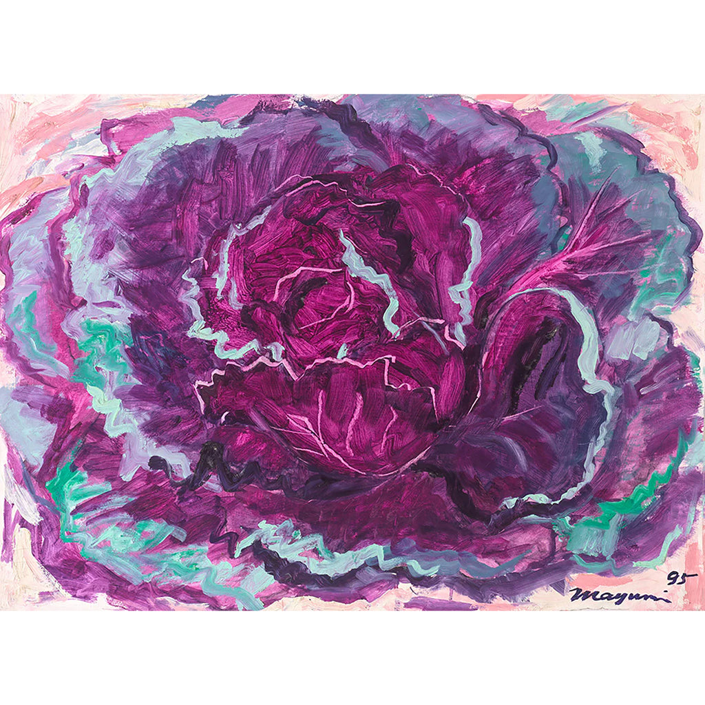 Purple Cabbage lV, California Buddha Field Giclee Series